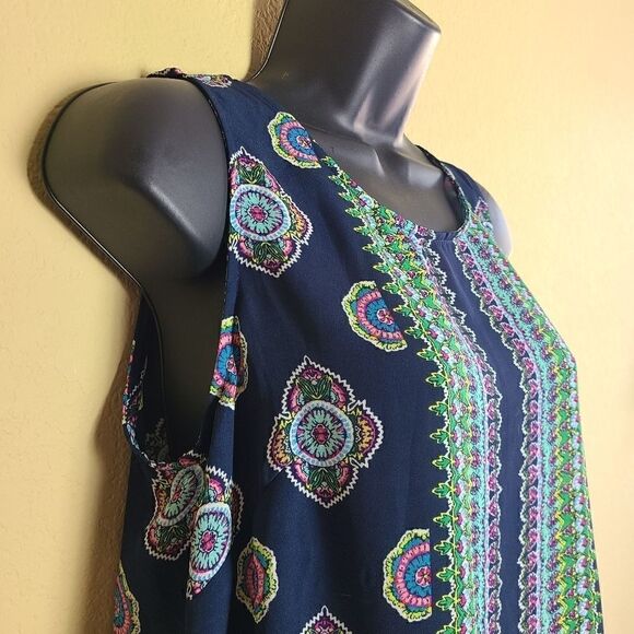 Cynthia Rowley Sheer Sleeveless Top - Picture 2 of 7